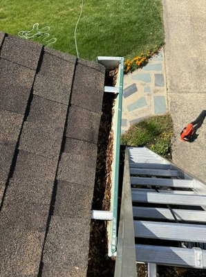 Gutter cleaning - Gutter cleaning in shark river hills New Jersey