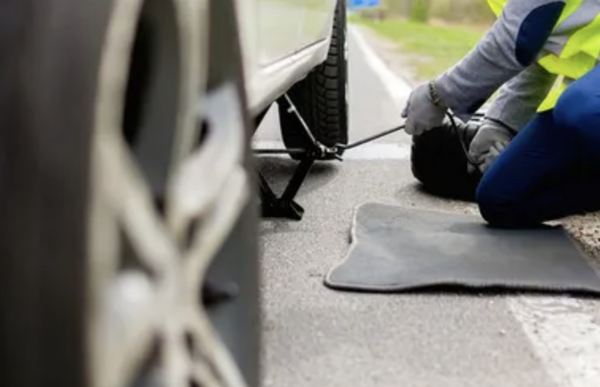 Tire Change out - An emergency can happen at any second an often without warning. It's best to stay calm and call a professional so you can keep you and your family safe and get on your way.