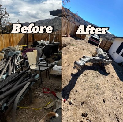 Junk Removal In 29 Palms - Junk Removal in 29 palms, back yard is completely cleaned out and ready to be used again! Junk Removal In 29 Palms - Junk Removal in 29 palms, back yard is completely cleaned out and ready to be used again!