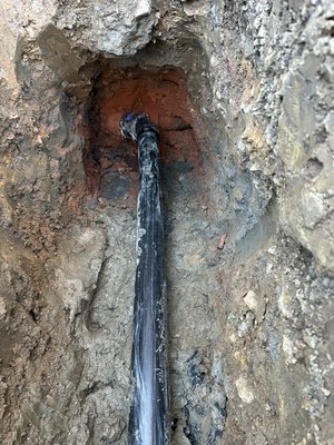 Sewer repair - This was a sewer replacement in Marin.