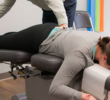 Flexion and Distraction Technique - Flexion and Distraction Technique
Flexion/distraction adjustments relieve back pain and discomfort when patients don’t seem to improve with other treatments. Using a combination of force applied by the chiropractor and movement from our specialized treatment table, this type of therapy can help improve the motion of the spine and alleviate back pain.
Kinesio Taping
The kinesio-taping method is a therapeutic taping technique which alleviates pain and facilitates lymphatic drainage by microscopically lifting the skin. This lifting affect allows for decreased inflammation in affected areas.
Kinesiology taping is a simple and effective way to relieve pain and discomfort from everyday life. Reflecting the same thickness and elasticity as skin, this treatment helps with muscle weakness, strains, ligament sprains, poor mobility and has continued to grow in popularity among those suffering from sports-related injuries or musculoskeletal discomfort. Flexion and Distraction Technique - Flexion and Distraction Technique
Flexion/distraction adjustments relieve back pain and discomfort when patients don’t seem to improve with other treatments. Using a combination of force applied by the chiropractor and movement from our specialized treatment table, this type of therapy can help improve the motion of the spine and alleviate back pain.
Kinesio Taping
The kinesio-taping method is a therapeutic taping technique which alleviates pain and facilitates lymphatic drainage by microscopically lifting the skin. This lifting affect allows for decreased inflammation in affected areas.
Kinesiology taping is a simple and effective way to relieve pain and discomfort from everyday life. Reflecting the same thickness and elasticity as skin, this treatment helps with muscle weakness, strains, ligament sprains, poor mobility and has continued to grow in popularity among those suffering from sports-related injuries or musculoskeletal discomfort.