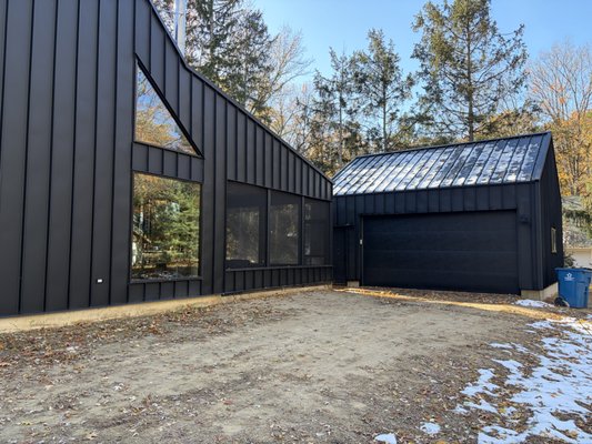Siding Install - Check out this fresh modern style look. All new siding and porch. Siding Install - Check out this fresh modern style look. All new siding and porch.