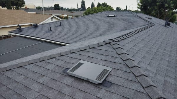 Complete asphalt shingles Roof Replacement. - Complete Asphalt shingles roof replacement. Ownes Corning. Cool roof. Complete asphalt shingles Roof Replacement. - Complete Asphalt shingles roof replacement. Ownes Corning. Cool roof.