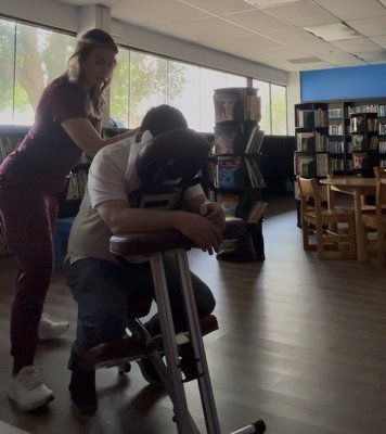 Chair Massage - On-site chair massage for corporate events, employee appreciation days, conferences, trade shows, wellness programs, and private events throughout Orlando and Central Florida. A simple way to elevate any gathering while helping guests feel refreshed, relaxed, and appreciated! Chair Massage - On-site chair massage for corporate events, employee appreciation days, conferences, trade shows, wellness programs, and private events throughout Orlando and Central Florida. A simple way to elevate any gathering while helping guests feel refreshed, relaxed, and appreciated!