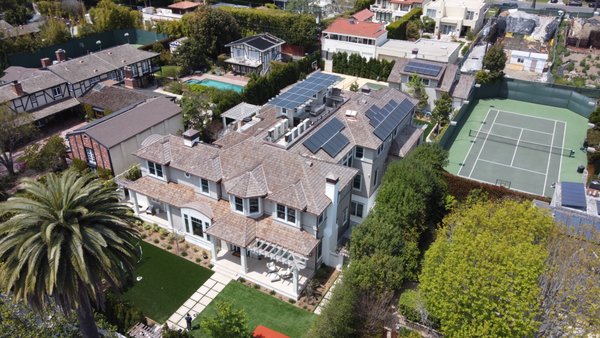 23.95KW install in Santa Monica (New Construction) - Check out this stunning 23.95kw solar installation on a magnificent new construction mansion in Santa Monica! Our team utilized 49 sleek Panasonic 340W modules and 18 cutting-edge LG 405W bi-facial modules for the trellis. By using bi-facial modules, we were able to maximize light exposure to generate extra power off the deck while providing a comfortable shaded area underneath the trellis. We even hid all conduits as requested by the general contractor, and installed an underground trench from the main house to the guest house. To ensure seamless power generation, our system is powered by #Enphase IQ7x microinverters. Our team worked diligently with electric utility provider to coordinate the new construction permit for a hassle-free PTO process. 23.95KW install in Santa Monica (New Construction) - Check out this stunning 23.95kw solar installation on a magnificent new construction mansion in Santa Monica! Our team utilized 49 sleek Panasonic 340W modules and 18 cutting-edge LG 405W bi-facial modules for the trellis. By using bi-facial modules, we were able to maximize light exposure to generate extra power off the deck while providing a comfortable shaded area underneath the trellis. We even hid all conduits as requested by the general contractor, and installed an underground trench from the main house to the guest house. To ensure seamless power generation, our system is powered by #Enphase IQ7x microinverters. Our team worked diligently with electric utility provider to coordinate the new construction permit for a hassle-free PTO process.