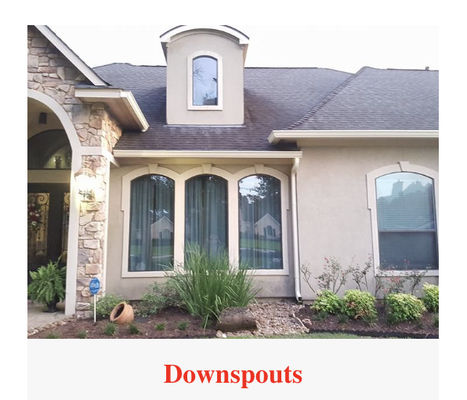 Downspouts - We also replace or repair gutter downspouts. We can design and install in a way to help the water flow easily. Downspouts - We also replace or repair gutter downspouts. We can design and install in a way to help the water flow easily.