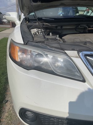 Headlight Restoration - Headlight restoration removes oxidation from your headlights to be clearer and drive better in the night!