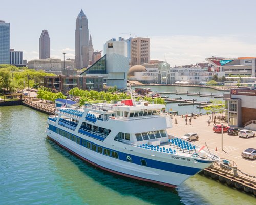 Sightseeing Tour - Any list of the top things to do in Cleveland has to include a sightseeing cruise on the Goodtime III! This two-hour narrated cruise along the Cuyahoga River and Lake Erie provides an in-depth look at Cleveland’s history and provides spectacular views of downtown Cleveland, the Flats, and all of the surrounding areas. Passengers will enjoy the quickly changing panorama of Cleveland’s skyline and listen to the narrator point out many sights and little-known historical facts about this All-American city. Sightseeing Tour - Any list of the top things to do in Cleveland has to include a sightseeing cruise on the Goodtime III! This two-hour narrated cruise along the Cuyahoga River and Lake Erie provides an in-depth look at Cleveland’s history and provides spectacular views of downtown Cleveland, the Flats, and all of the surrounding areas. Passengers will enjoy the quickly changing panorama of Cleveland’s skyline and listen to the narrator point out many sights and little-known historical facts about this All-American city.