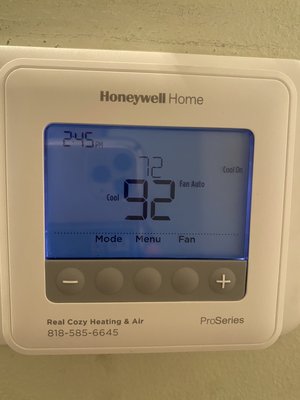 New Thermostats installation - New thermostats