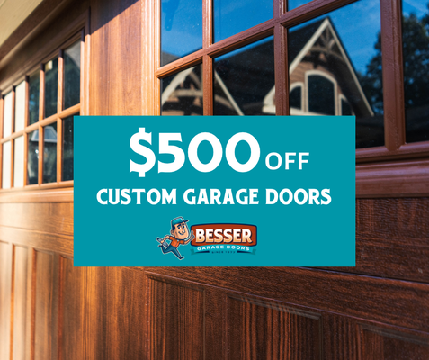 $500 OFF CUSTOM GARAGE DOORS! - Upgrade your home’s curb appeal with a custom garage door designed specifically for your property. We specialize in high end custom garage door installation in Monroe GA, combining craftsmanship, durability, and modern design.

For a limited time, take $500 off your custom garage door and transform the look and value of your home.

Custom garage doors are built to match your style, whether you are looking for modern glass, carriage house, or handcrafted wood designs. Every project is tailored to your home’s architecture to ensure a perfect fit and a standout finish.

Why Monroe GA homeowners choose this service
• Serving Monroe GA and surrounding areas
• In house custom wood garage door manufacturing
• Premium materials including wood, steel, and glass
• Expert design guidance from concept to installation
• Professional installation with attention to detail

Benefits of a custom garage door
• Boosts curb appeal and home value
• Designed to complement your home’s architecture
• Higher quality materials and longer lifespan
• One of a kind look that stands out in your neighborhood

Whether you are in Monroe, Loganville, Bethlehem, or nearby areas, help is available to design the perfect garage door.