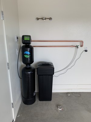 Water filtration systems - We are cutting down on Arizona's hard water one customer at a time! Here's just a few photos of some of our water treatment installs.