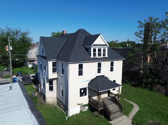 Roof Replacement - We used GAF HDZ TIMBERLINE CHARCOAL for this roofing project. Roof Replacement - We used GAF HDZ TIMBERLINE CHARCOAL for this roofing project.
