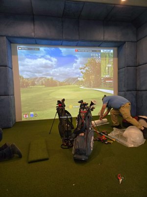 Nov 2024 Custom Golf Sim/Mixed Media Rm - Gilbert - This project was a custom golf simulator solution that included mixed media for fun for the entire family. Nov 2024 Custom Golf Sim/Mixed Media Rm - Gilbert - This project was a custom golf simulator solution that included mixed media for fun for the entire family.