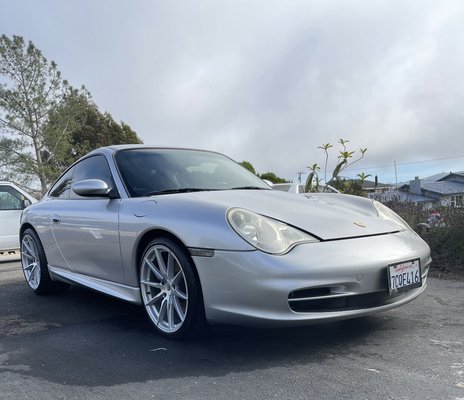 Full interior and Exterior Detail - This beautiful Porsche Carrera received our Full interior and exterior package. A full exterior clay bar and wax for a smooth and WET look. A full interior deep clean which includes shampoo on floor and all seats, interior plastic clean a restore. (Leather seats receive our leather treatment) For more info about packages be sure to shoot us a call! Full interior and Exterior Detail - This beautiful Porsche Carrera received our Full interior and exterior package. A full exterior clay bar and wax for a smooth and WET look. A full interior deep clean which includes shampoo on floor and all seats, interior plastic clean a restore. (Leather seats receive our leather treatment) For more info about packages be sure to shoot us a call!