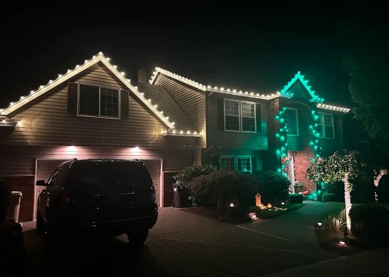 Professional Holiday LED C9 Lights Decoration - Another beautiful holiday display by Evergreen Holiday Lighting! Our team designed and installed this clean, elegant roofline setup to perfectly match the home’s style. The goal was to keep it bright, balanced, and welcoming a classic look that adds warmth and holiday spirit to the neighborhood.
We take pride in every detail, from precise bulb spacing to safe, seamless installation. A simple, timeless design done right. Professional Holiday LED C9 Lights Decoration - Another beautiful holiday display by Evergreen Holiday Lighting! Our team designed and installed this clean, elegant roofline setup to perfectly match the home’s style. The goal was to keep it bright, balanced, and welcoming a classic look that adds warmth and holiday spirit to the neighborhood.
We take pride in every detail, from precise bulb spacing to safe, seamless installation. A simple, timeless design done right.