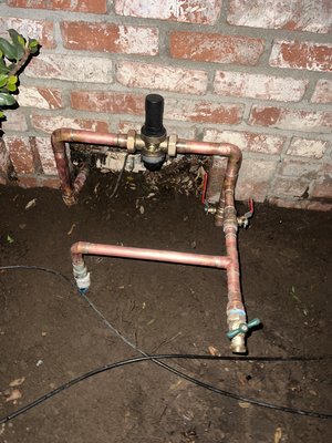 Pressure Reducing Valve Installation - Our Customer Was Experiencing Multiple Water Leaks Throughout the Years and Though the Age of the Pipes Were Concerning, the Level of High Pressure Entering the Home Was Just As Concerning ! They Don’t Teach You This When Buying a Home but High Water Pressure is One of the Main Causes of Water Leaks Within Pipes and Fixtures !
If You Have Any Reason to Suspect Your Water Pressure Is High Reach Out To Get Scheduled and Get That Tested Right Away ! Pressure Reducing Valve Installation - Our Customer Was Experiencing Multiple Water Leaks Throughout the Years and Though the Age of the Pipes Were Concerning, the Level of High Pressure Entering the Home Was Just As Concerning ! They Don’t Teach You This When Buying a Home but High Water Pressure is One of the Main Causes of Water Leaks Within Pipes and Fixtures !
If You Have Any Reason to Suspect Your Water Pressure Is High Reach Out To Get Scheduled and Get That Tested Right Away !