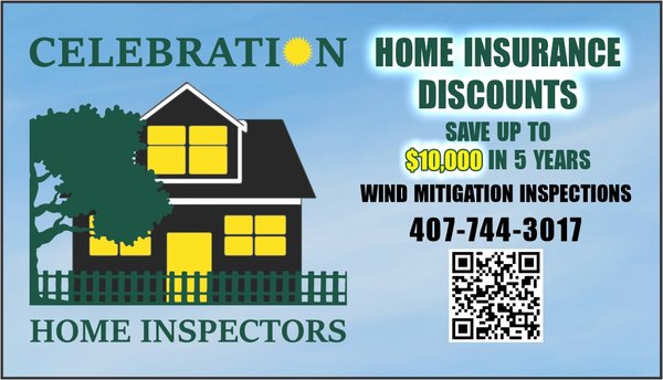 WIND MITIGATION INSPECTION - WIND MITIGATION INSPECTION:
Our inspectors will conduct a visual inspection of the property and outline the features of a property that reduce the amount of damage that may occur during a high wind event, such as a hurricane. A wind mitigation inspection form will be completed with accompanying photographs of the property. This inspection report allows insurance companies to understand the wind resistance ability of a home. If a property meets a certain level of criteria for the wind mitigation report, insurance credits are generally issued to the home owner. They may qualify to save thousands of dollars per year. This report is valid for 5 YEARS. WIND MITIGATION INSPECTION - WIND MITIGATION INSPECTION:
Our inspectors will conduct a visual inspection of the property and outline the features of a property that reduce the amount of damage that may occur during a high wind event, such as a hurricane. A wind mitigation inspection form will be completed with accompanying photographs of the property. This inspection report allows insurance companies to understand the wind resistance ability of a home. If a property meets a certain level of criteria for the wind mitigation report, insurance credits are generally issued to the home owner. They may qualify to save thousands of dollars per year. This report is valid for 5 YEARS.