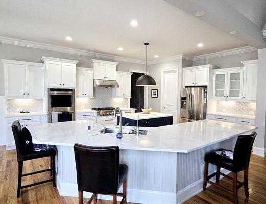 Snowbound & Naval - Homeowners wanted to bring light to their kitchen.
Countertops were also replaced. Snowbound & Naval - Homeowners wanted to bring light to their kitchen.
Countertops were also replaced.