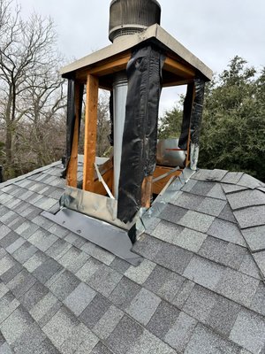 Chimney Siding and Roof Flashing Restoration Project in Frisco, TX - # Chimney Siding and Roof Flashing Restoration Project in Allen, TX

Advantage Remodeling and Roofing recently completed a chimney restoration and roof flashing repair project for a homeowner in Allen, Texas after long-term weather exposure and storm conditions caused deterioration around the chimney structure and surrounding roofing system.

Homes throughout Allen and Collin County experience constant exposure to intense heat, heavy rain, strong winds, hailstorms, and seasonal temperature changes. Over time, these conditions can weaken chimney siding, flashing systems, sealants, and waterproofing materials, increasing the risk of roof leaks and structural damage around chimney areas.

The homeowner contacted our team after noticing visible wear around the chimney structure and concerns about possible moisture intrusion. During our inspection, we identified several areas requiring repair, including deteriorated chimney siding, aging waterproofing materials, exposed framing sections, and vulnerable flashing transitions around the chimney base.

## Chimney Restoration and Roof Flashing Repair

Our crew carefully removed the damaged exterior chimney materials to expose the underlying structure and inspect the framing and waterproofing components underneath. Once the affected materials were removed, we installed updated moisture barriers and reinforced the chimney structure to improve long-term durability and weather protection.

The restoration process included:

* Chimney siding removal and replacement
* Structural inspection of chimney framing
* Waterproof barrier installation
* Roof flashing replacement
* Sealing vulnerable transition areas
* Architectural shingle integration
* Moisture protection improvements
* Exterior restoration and finishing work

One of the most important parts of this project involved replacing and properly integrating the chimney flashing system with the surrounding roofing materials. Chimney flashing helps direct water away from roof penetrations and prevents moisture from entering beneath shingles and siding materials.

In Allen and throughout Collin County, chimney flashing failures are one of the most common causes of roof leaks around chimney structures. Constant expansion and contraction from Texas weather conditions can eventually cause older flashing systems to loosen, separate, or fail over time.

## Importance of Proper Waterproofing

During the repair process, our team installed updated waterproof underlayment and moisture protection materials around the chimney structure to help reduce future leak risks. Chimneys create multiple transition points where roofing materials, siding, and flashing systems must work together correctly to prevent water intrusion.

Without proper waterproofing, homeowners may experience:

* Roof leaks
* Interior ceiling stains
* Wood rot
* Mold and moisture buildup
* Damaged insulation
* Structural deterioration around the chimney

By addressing these issues early, the homeowner avoided more expensive structural repairs and improved the long-term protection of the roofing system.

## Roofing Solutions Designed for Allen, TX Weather

Homes throughout Allen, TX and Collin County regularly experience:

* Hailstorms
* Heavy rain
* Strong wind exposure
* UV deterioration
* Extreme summer heat
* Rapid seasonal temperature changes

At Advantage Remodeling and Roofing, we focus on long-term roofing and exterior solutions designed specifically for North Texas weather conditions. Our goal is not just to repair visible damage, but to improve the overall durability and waterproofing performance of the home.

Throughout this project, our team carefully matched roofing materials and exterior finishes to maintain the appearance of the property while improving structural protection and leak resistance.

## Final Results

The completed chimney and roof restoration project significantly improved both the appearance and protection of the home. The homeowner now has reinforced chimney siding, updated flashing systems, improved waterproofing, and a stronger roofing transition system designed to better withstand future weather conditions in Allen and Collin County.

Advantage Remodeling and Roofing proudly provides:

* Roof repairs
* Chimney flashing repairs
* Chimney siding replacement
* Storm damage restoration
* Leak prevention services
* Roof inspections
* Architectural shingle roofing
* Waterproofing and exterior restoration

We proudly serve homeowners throughout Allen, TX and Collin County with professional roofing services focused on quality workmanship, honest communication, and long-term protection.

Remove the Bandage — Trust Advantage!