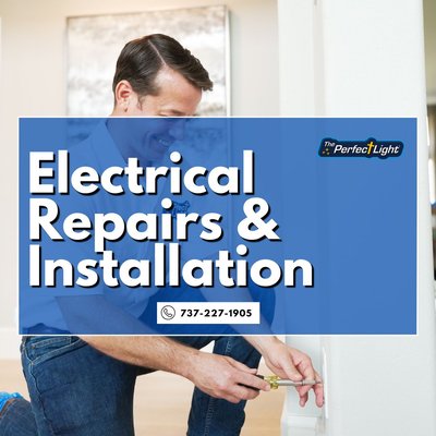 If you need electrical service for your home, call The Perfect Light to schedule an appointment today. - Texas homes depend on reliable electrical systems to handle year-round cooling demands, powerful storms, and modern technology. From historic neighborhoods to newer developments, safe and efficient electrical systems are essential for comfort and protection. The Perfect Light provides professional electrical services TX, delivering dependable solutions designed to meet local codes and real-world demands.

Signs You Need Professional Electrical Services
Electrical issues often start small but can quickly become safety hazards if left unaddressed. Recognizing the warning signs early helps prevent damage, downtime, and fire risks.

Frequent breaker trips indicate overloaded circuits or underlying wiring issues that need professional attention.
Flickering or dimming lights can signal loose connections or outdated electrical components.
Burning smells or warm outlets may point to dangerous wiring problems that require immediate service.
Outdated electrical panels struggle to handle modern power demands and may need upgrading.
Limited outlets or reliance on extension cords suggests your system no longer meets your needs.
If you notice any of these issues, scheduling electrical service promptly can help protect your home or business.

Complete Electrical Services
The Perfect Light offers comprehensive electrical services for homeowners throughout Texas. Our licensed electricians provide expert solutions focused on safety, efficiency, and long-term reliability.

We service a wide range of residential electrical systems, including wiring, panels, outlets, switches, lighting, surge protection, EV chargers, and safety devices. Every installation and upgrade is completed to electrical codes, ensuring dependable performance and peace of mind. When appropriate, electrical services can be coordinated with other home upgrades to create a seamless experience.

Electrical Repairs
Electrical issues can disrupt daily routines and pose safety risks. Our electricians diagnose problems accurately and complete reliable repairs to restore safe operation.

Electrical Installations and Upgrades
From new appliances to home renovations, we install and upgrade electrical systems to safely support modern power demands.

Electrical Panel Services
We provide panel inspections, upgrades, and replacements to improve capacity, reliability, and overall system safety.

Why Choose The Perfect Light for Electrical Services?
Choosing the right electrician matters when it comes to safety and long-term performance. The Perfect Light brings over 20 years of experience transforming homes since 2001, delivering electrical solutions homeowners trust.

Our licensed and insured crews maintain strict safety standards and use high-quality materials on every project. Care and dedication guide our work, from detailed evaluations to final testing. We also offer financing options, maintenance plans, and 24/7 emergency electrical services for added peace of mind.
