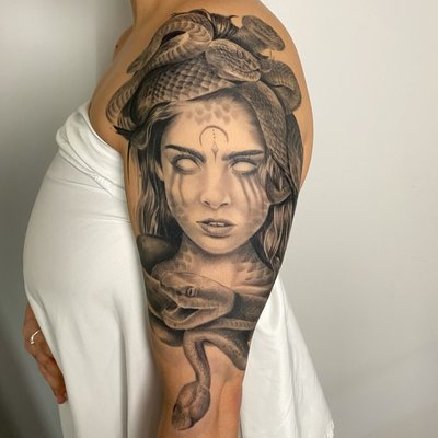 Shop Portfolio - Here is some of the work of our Artists here at Good Vibes Tattoo Studio! Contact us to get started on your design! Consultations are free!
