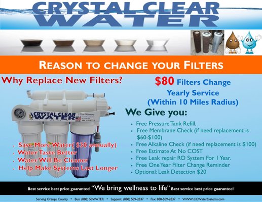 Services - Performing regular water softener inspections is a wise preventative maintenance measure that can help homeowners avoid costly repairs and headaches down the road. Calcium build-up can lead to a number of problems, such as reduced water flow and diminished efficiency, which can result in wasted water and salt, higher utility bills, and even system failure.
By inspecting your water softener regularly, you can identify any potential issues early on and address them before they escalate into more significant problems. This can help prolong the lifespan of your system and ensure that it continues to function optimally.
Furthermore, regular inspections can help ensure that your water softener is using the appropriate amount of salt and water, which can save you money on utility bills and reduce the environmental impact of your household. It can also help you identify any leaks or other issues that may be contributing to water waste.
In short, performing regular water softener inspections is a smart and cost-effective way to maintain your system and avoid potential headaches and expenses down the road. Services - Performing regular water softener inspections is a wise preventative maintenance measure that can help homeowners avoid costly repairs and headaches down the road. Calcium build-up can lead to a number of problems, such as reduced water flow and diminished efficiency, which can result in wasted water and salt, higher utility bills, and even system failure.
By inspecting your water softener regularly, you can identify any potential issues early on and address them before they escalate into more significant problems. This can help prolong the lifespan of your system and ensure that it continues to function optimally.
Furthermore, regular inspections can help ensure that your water softener is using the appropriate amount of salt and water, which can save you money on utility bills and reduce the environmental impact of your household. It can also help you identify any leaks or other issues that may be contributing to water waste.
In short, performing regular water softener inspections is a smart and cost-effective way to maintain your system and avoid potential headaches and expenses down the road.
