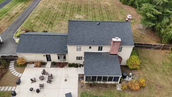Residential Roof Renovation - Using GAF Timberline charcoal, this roof received an upgrade to keep its beautiful and useful exterior in excellent condition. Residential Roof Renovation - Using GAF Timberline charcoal, this roof received an upgrade to keep its beautiful and useful exterior in excellent condition.