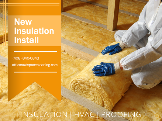 New Attic Insulation Installation - New Attic Insulation Installation