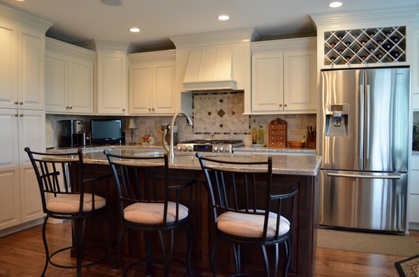 Complete Kitchen Remodel - This kitchen remodel was done for a sweet family who just moved into their new patio home. The old kitchen was dated and we came in and presented a new layout and scope. Clients loved the direction and cabinetry choices. Project was rated 5 stars! Complete Kitchen Remodel - This kitchen remodel was done for a sweet family who just moved into their new patio home. The old kitchen was dated and we came in and presented a new layout and scope. Clients loved the direction and cabinetry choices. Project was rated 5 stars!