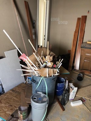 Garage clean-out, postconstruction debris removal for austin and surrounding areas, including round rock, Cedar Park, Leander, Lago Vista. - Two car garage was full of trash and construction debris mostly hardwood flooring. We came out and removed all the trash and debris and swept the floors. We offer our services in Leander, Liberty Hill, Bertram, burnet, Lago Vista, Jonestown, and Cedar park. Garage clean-out, postconstruction debris removal for austin and surrounding areas, including round rock, Cedar Park, Leander, Lago Vista. - Two car garage was full of trash and construction debris mostly hardwood flooring. We came out and removed all the trash and debris and swept the floors. We offer our services in Leander, Liberty Hill, Bertram, burnet, Lago Vista, Jonestown, and Cedar park.