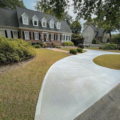 Driveway Replacement 2024 - The previous driveway was in bad shaped - cracked asphalt that was in desperate need of a facelift! We were able to demo and haul off the existing material, prep the site, and finish the project in just two days!