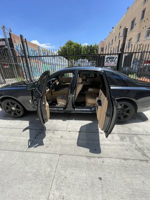 Interior exterior detail - Did a full complete interior exterior detail on a Rolls-Royce Ghost Interior exterior detail - Did a full complete interior exterior detail on a Rolls-Royce Ghost