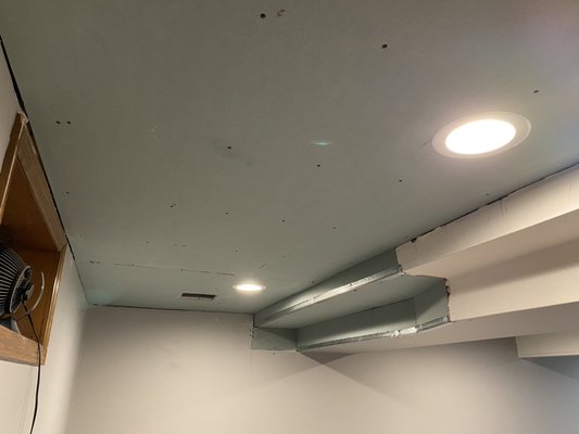Drywall repair - Unfortunately after some damage done… the client needed some repairs done… we’ll we left it like brand new! Drywall repair - Unfortunately after some damage done… the client needed some repairs done… we’ll we left it like brand new!