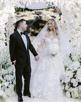 Elegance in Every Detail - #iDoinWinnie 🤍✨ #WinnieBRIDE Indiana was a true vision of elegance in her custom @winniecouture gown. Beautifully captured by @sanazriggio  #weddingbliss #weddingday #weddingstyle #mrandmrs #WinnieCouture