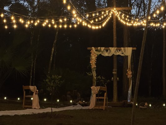 Event Lighting - Bistro string lights, tent and curtain lights, path lights and wrapped trees for weddings, backyard parties and outdoor events. We design it, install it and take it all down after. Serving Nassau and Suffolk counties. Event Lighting - Bistro string lights, tent and curtain lights, path lights and wrapped trees for weddings, backyard parties and outdoor events. We design it, install it and take it all down after. Serving Nassau and Suffolk counties.