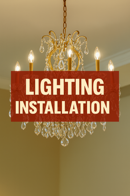 Chandelier Installations - Our expert electricians in Florida provide professional chandelier installation for homes and businesses. We handle all types of chandelier wiring, secure mounting, and safe electrical connections to ensure your new lighting is stunning and reliable. Our service includes removal of old fixtures, ceiling reinforcement if needed, and testing for full functionality. With years of experience and hundreds of positive reviews, we specialize in safe, code-compliant chandelier installation, lighting upgrades, and electrical services. Choose us for dependable, high-quality chandelier installation anywhere in Florida—brighten your space with confidence!
