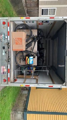 Loaded trucks - Examples of how we pack trucks.