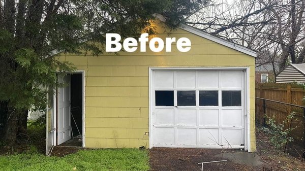 New Garage Door Installation - This garage door was ordered and installed within two days of each other. We carry a variety of doors in stock so your leadtimes are minimalized. Here’s an old wooden garage door in South Norfolk that we replaced with a new traditional steel garage door. New Garage Door Installation - This garage door was ordered and installed within two days of each other. We carry a variety of doors in stock so your leadtimes are minimalized. Here’s an old wooden garage door in South Norfolk that we replaced with a new traditional steel garage door.