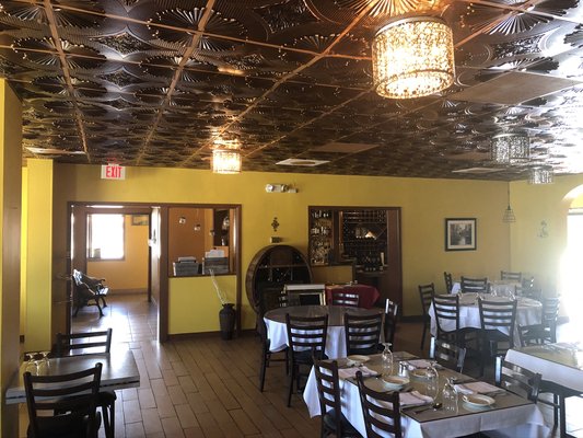 Painting Coppolas restaurant in Highland Ny - Painted the whole restaurant and installed ceiling tiles Painting Coppolas restaurant in Highland Ny - Painted the whole restaurant and installed ceiling tiles