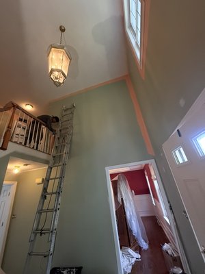 Contact us for your projects. - This layout includes a hallway and an outdoor area that are in poor condition.
