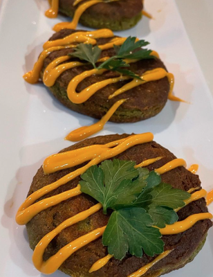 Offering Vegetarian Options! - Vegetarian dishes; here are a few options we have this week. The first dish we have is the Falafel which is a deep-fried ball or patty-shaped fritter made from chickpeas and many other spices. Our second dish, we have our delicious black bean burger served with a side of perfectly seasoned batonnet cut French fries. Offering Vegetarian Options! - Vegetarian dishes; here are a few options we have this week. The first dish we have is the Falafel which is a deep-fried ball or patty-shaped fritter made from chickpeas and many other spices. Our second dish, we have our delicious black bean burger served with a side of perfectly seasoned batonnet cut French fries.