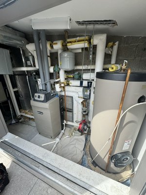 High efficiency Boiler install 2022 - This customer had an old very inefficient boiler! Our team came in and replied the entire unit and the customer was very happy with tbe install and their savings! High efficiency Boiler install 2022 - This customer had an old very inefficient boiler! Our team came in and replied the entire unit and the customer was very happy with tbe install and their savings!