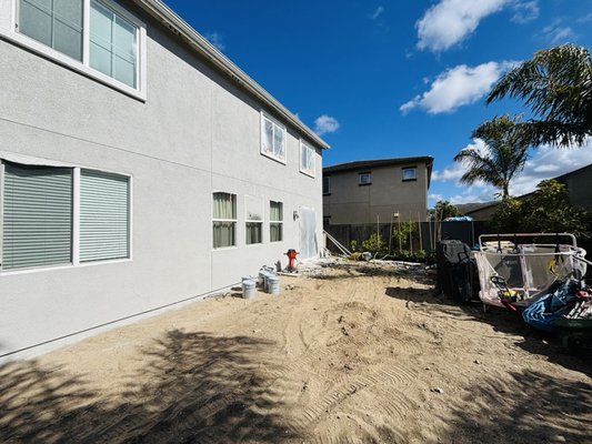 Stamped color concrete - Start to finish