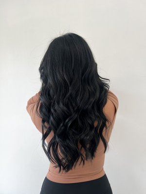 All Over Single Color - An all-over single color hair coloring service involves applying one consistent shade of dye to the entire head of hair. This is often done to achieve a uniform color, cover grays, or create a fresh, cohesive look.