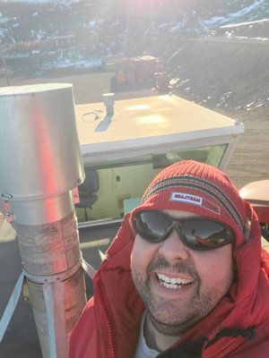 Antarctica Winterization Vent Stacks - This was from my summer season at McMurdo Station Antarctica. We had to shut down power, water, and make sure everything was covered to survive the harsh Continent of Antarctica.