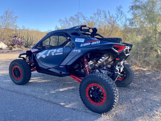 2026 Mav R XRS - No guide. No limits. Just you, the trail, and a ride of a lifetime. - Our fleet is always revolving; we have the newest and best rentals in Arizona. Currently offering 2026 Can Am Maverick R XRS, X3 XRS Turbo RR and the Commander Max XT-P.
Unlock the thrill of Arizona’s hidden gems in a Side-by-Side (ATV). Hit the Arizona trails with confidence —perfect for thrill-seekers, families, and team building adventures. Navigate Arizona’s rugged beauty on your own terms with self-guided access to top-rated trail systems, just minutes from our location.
No guide. No limits. Just you, the trail, and the ride of a lifetime. 2026 Mav R XRS - No guide. No limits. Just you, the trail, and a ride of a lifetime. - Our fleet is always revolving; we have the newest and best rentals in Arizona. Currently offering 2026 Can Am Maverick R XRS, X3 XRS Turbo RR and the Commander Max XT-P.
Unlock the thrill of Arizona’s hidden gems in a Side-by-Side (ATV). Hit the Arizona trails with confidence —perfect for thrill-seekers, families, and team building adventures. Navigate Arizona’s rugged beauty on your own terms with self-guided access to top-rated trail systems, just minutes from our location.
No guide. No limits. Just you, the trail, and the ride of a lifetime.