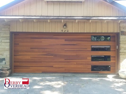 Beautiful PLANK Garage Door - This option of door provides curb appeal and style. Optional stacked windows allow a modern look. Beautiful PLANK Garage Door - This option of door provides curb appeal and style. Optional stacked windows allow a modern look.