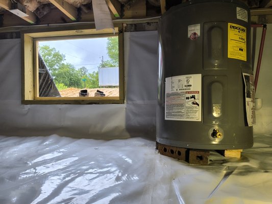 before and after shots of a crawlspace - I’m Orville, and when I encapsulate a crawlspace, it’s all about stopping moisture in its tracks. By sealing off the ground and walls with high-quality vapor barriers, I help prevent damp air and moisture from creeping up into your home. That means no more musty smells, mold growth, or warped floors—just a clean, dry, protected crawlspace that supports a healthier home from the ground up. before and after shots of a crawlspace - I’m Orville, and when I encapsulate a crawlspace, it’s all about stopping moisture in its tracks. By sealing off the ground and walls with high-quality vapor barriers, I help prevent damp air and moisture from creeping up into your home. That means no more musty smells, mold growth, or warped floors—just a clean, dry, protected crawlspace that supports a healthier home from the ground up.