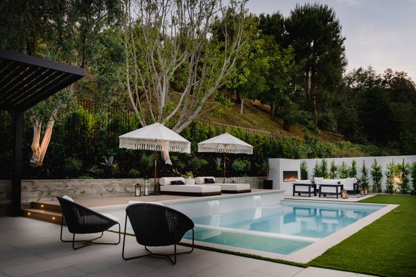 Calabasas Backyard Remodel - For this backyard we maximized the space by adding retaining walls to level and expand the usable area. We remodeled the pool and added a spa into the pool for a more modern look. We added a custom fireplace, patio cover, hardscaping and an amazing custom outdoor kitchen. Of course, no project of ours is complete without a deck. This yard has it all!
#backyard #pool #deck #bbq #outdoor #outdoorkitchen #PATIO #patiocover #fireplace Calabasas Backyard Remodel - For this backyard we maximized the space by adding retaining walls to level and expand the usable area. We remodeled the pool and added a spa into the pool for a more modern look. We added a custom fireplace, patio cover, hardscaping and an amazing custom outdoor kitchen. Of course, no project of ours is complete without a deck. This yard has it all!
#backyard #pool #deck #bbq #outdoor #outdoorkitchen #PATIO #patiocover #fireplace