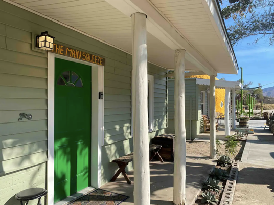 The Main Squeeze - We are located in the lovely town of Cartago California, located in the Sierra Nevada mountains, near Lone Pine California. The Main Squeeze has a private room, living room, king-sized bed, twin bunk beds, 32" smart TV (with Disney+, HBO Max, Hulu, Netflix, Amazon Prime Video and Roku), microwave, full-sized fridge, kitchen with dining area, kitchen sink, stove with dishes, coffee machine (with coffee provided) and free wifi. Free parking is also included. New showers and AC/heating units recently installed.
Call to book your stay today and take part in this unique experience!
You can also book online here: https://www.airbnb.com/rooms/51640776?source_impression_id=p3_1694451107_t2YhVEtjrvVHwtMK The Main Squeeze - We are located in the lovely town of Cartago California, located in the Sierra Nevada mountains, near Lone Pine California. The Main Squeeze has a private room, living room, king-sized bed, twin bunk beds, 32" smart TV (with Disney+, HBO Max, Hulu, Netflix, Amazon Prime Video and Roku), microwave, full-sized fridge, kitchen with dining area, kitchen sink, stove with dishes, coffee machine (with coffee provided) and free wifi. Free parking is also included. New showers and AC/heating units recently installed.
Call to book your stay today and take part in this unique experience!
You can also book online here: https://www.airbnb.com/rooms/51640776?source_impression_id=p3_1694451107_t2YhVEtjrvVHwtMK